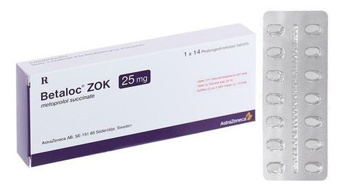 Betaloc zok 25mg có tác dụng hạ huyết áp
