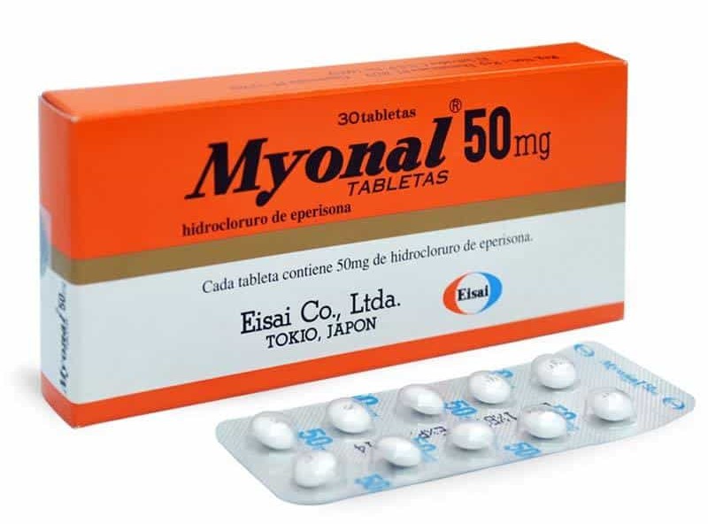 Viên nén Myonal 50mg màu trắng